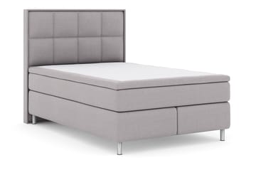 Komplett Sengepakke Choice No 4 140x200 Fast/Medium - Blå|V-formede Metallben - Møbler - Senger - Kontinentalsenger
