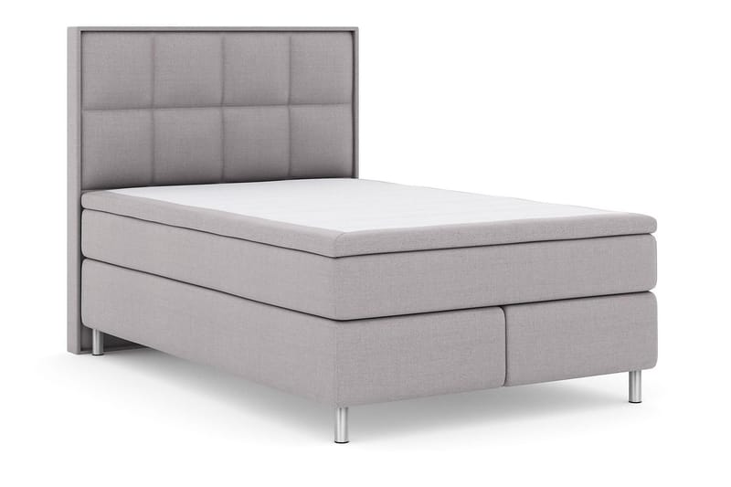 Komplett Sengepakke Choice No 4 140x200 Fast/Medium - Blå|V-formede Metallben - Møbler - Senger - Kontinentalsenger
