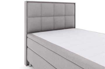 Komplett Sengepakke Choice No 4 140x200 Fast/Medium - Blå|V-formede Metallben - Møbler - Senger - Kontinentalsenger