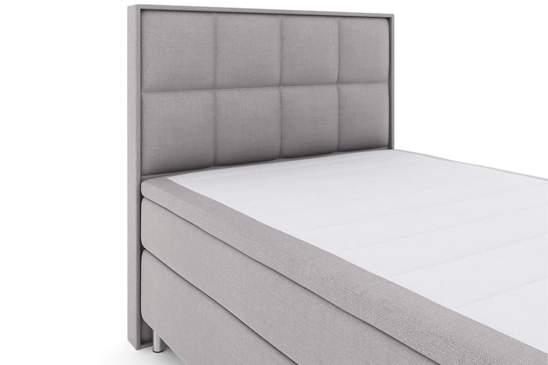 Komplett Sengepakke Choice No 4 140x200 Fast/Medium - Blå|V-formede Metallben - Møbler - Senger - Kontinentalsenger