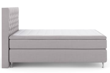 Komplett Sengepakke Choice No 4 140x200 Medium - Lysegrå|Sølvben - Møbler - Senger - Enkeltsenger