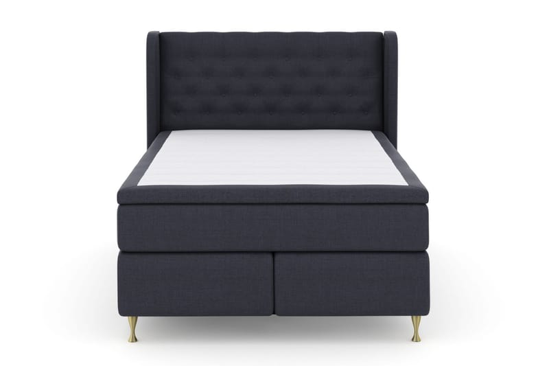 Komplett Sengepakke Choice No 4 160x200 Fast - Blå|Gullben - Møbler - Senger - Kontinentalsenger