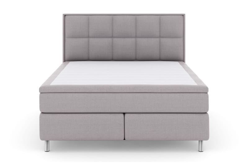 Komplett Sengepakke Choice No 4 160x200 Fast - Lysegrå|Metallben - Møbler - Senger - Kontinentalsenger