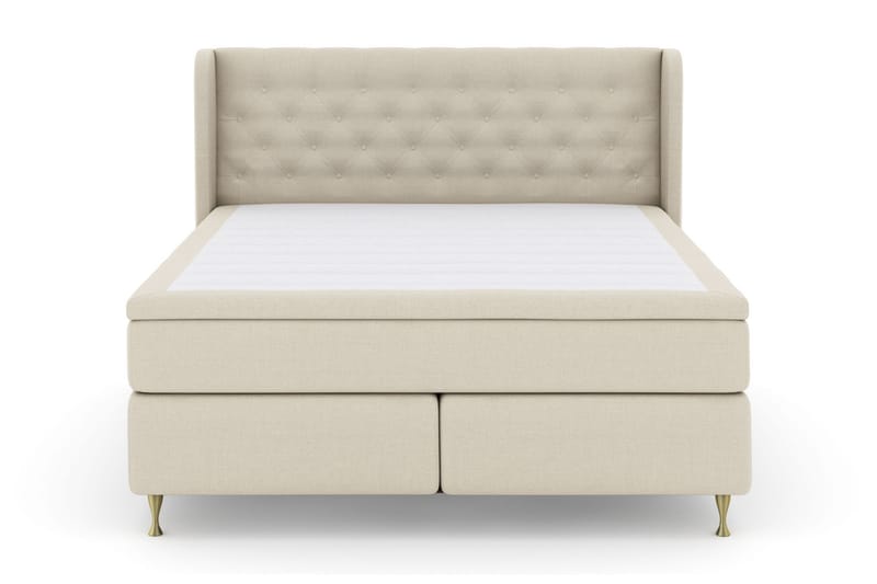 Komplett Sengepakke Choice No 4 160x200 Fast/Medium - Beige|Gullben - Møbler - Senger - Kontinentalsenger