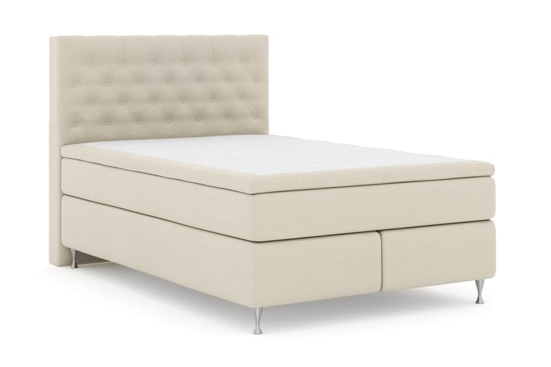 Komplett Sengepakke Choice No 4 160x200 Fast/Medium - Beige|Sølvben - Møbler - Senger - Kontinentalsenger