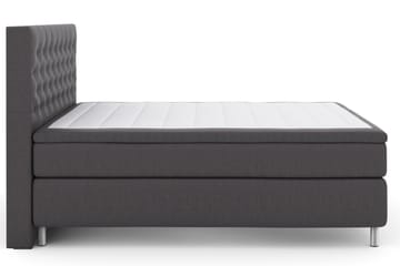 Komplett Sengepakke Choice No 4 160x200 Fast/Medium - Mørkegrå|Metallben - Møbler - Senger - Kontinentalsenger