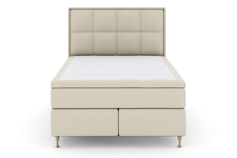 Komplett Sengepakke Choice No 4 160x200 Medium - Beige|Gullben - Kontinentalsenger - Dobbeltsenger - Komplett sengepakke