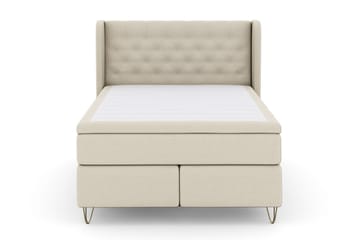 Komplett Sengepakke Choice No 4 160x200 Medium - Beige|V-formede Metallben - Møbler - Senger - Kontinentalsenger