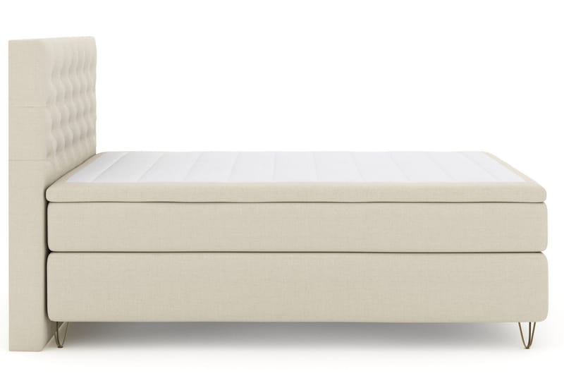 Komplett Sengepakke Choice No 4 160x200 Medium - Beige|V-formede Metallben - Møbler - Senger - Kontinentalsenger