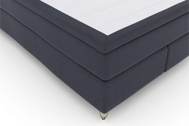 Komplett Sengepakke Choice No 4 160x200 Medium - Blå|V-formede Metallben - Møbler - Senger - Kontinentalsenger