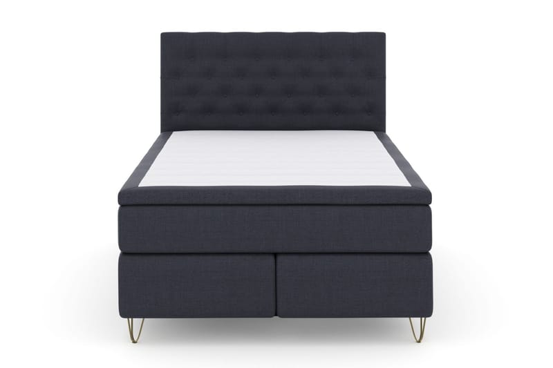 Komplett Sengepakke Choice No 4 160x200 Medium - Blå|V-formede Metallben - Møbler - Senger - Kontinentalsenger