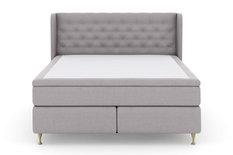 Komplett Sengepakke Choice No 4 160x200 Medium - Lysegrå|Gullben - Møbler - Senger - Kontinentalsenger