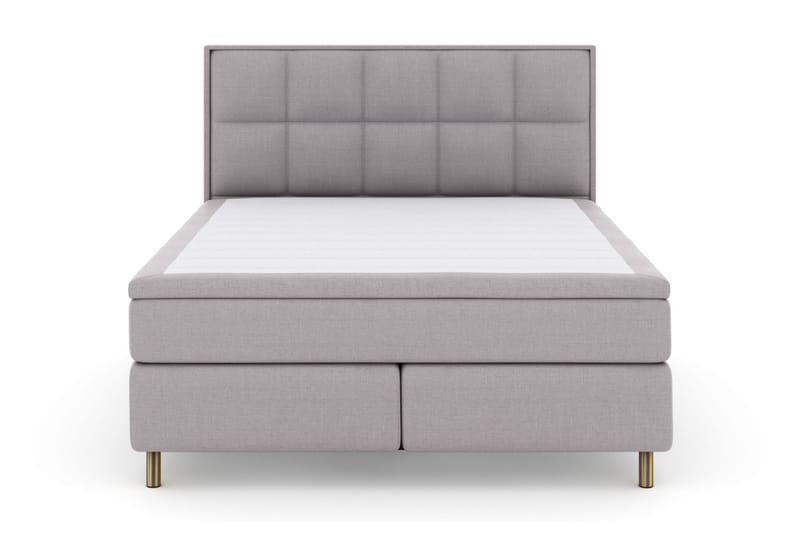 Komplett Sengepakke Choice No 4 160x200 Medium - Lysegrå|Kobberben - Møbler - Senger - Kontinentalsenger