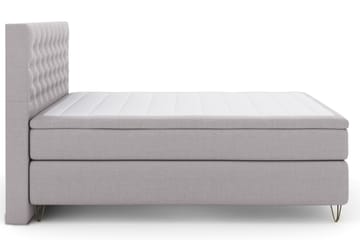 Komplett Sengepakke Choice No 4 160x200 Medium - Lysegrå|V-formede Metallben - Møbler - Senger - Kontinentalsenger