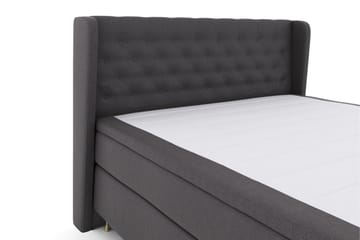 Komplett Sengepakke Choice No 4 160x200 Medium - Mørkegrå|Gullben - Møbler - Senger - Kontinentalsenger
