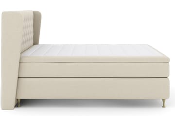 Komplett Sengepakke Choice No 4 180x200 Fast - Beige|Gullben - Møbler - Senger - Kontinentalsenger