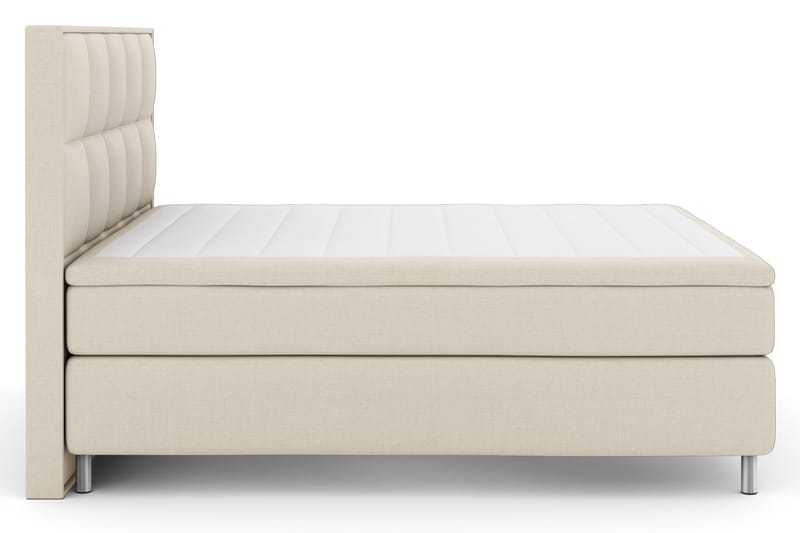 Komplett Sengepakke Choice No 4 180x200 Fast - Beige|Metallben - Møbler - Senger - Kontinentalsenger