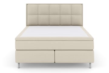 Komplett Sengepakke Choice No 4 180x200 Fast - Beige|Metallben - Møbler - Senger - Kontinentalsenger