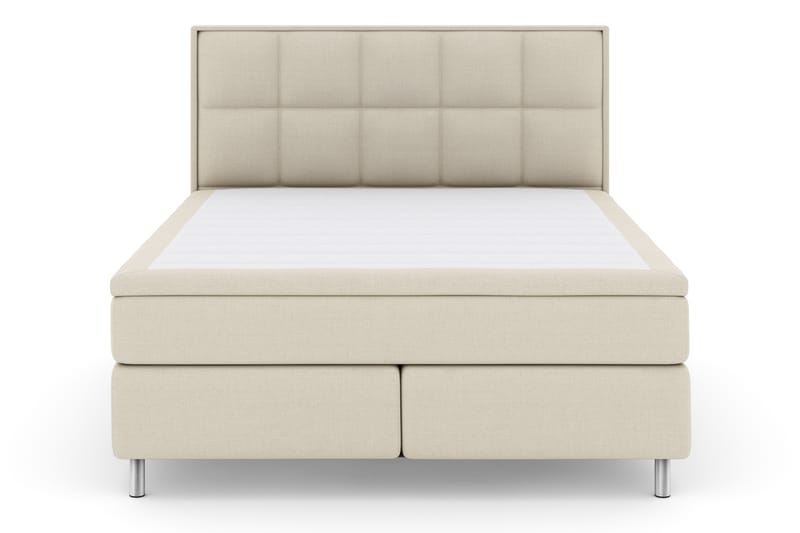 Komplett Sengepakke Choice No 4 180x200 Fast - Beige|Metallben - Møbler - Senger - Kontinentalsenger