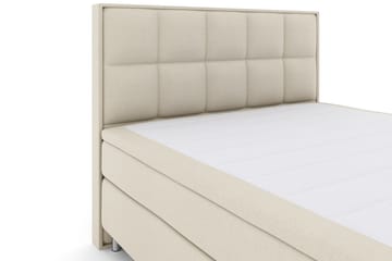 Komplett Sengepakke Choice No 4 180x200 Fast - Beige|Metallben - Møbler - Senger - Kontinentalsenger
