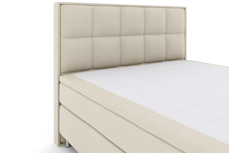 Komplett Sengepakke Choice No 4 180x200 Fast - Beige|Metallben - Møbler - Senger - Kontinentalsenger