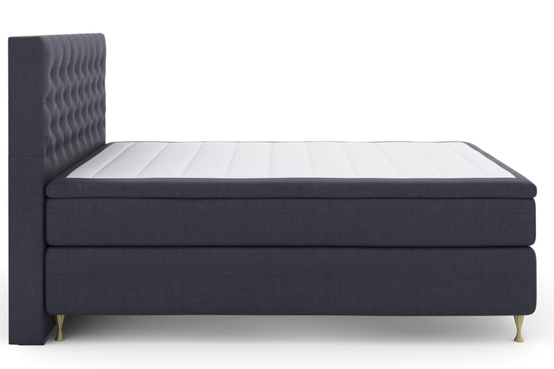 Komplett Sengepakke Choice No 4 180x200 Fast - Blå|Gullben - Møbler - Senger - Kontinentalsenger