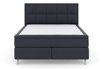 Komplett Sengepakke Choice No 4 180x200 Fast - Blå|Metallben - Møbler - Senger - Kontinentalsenger