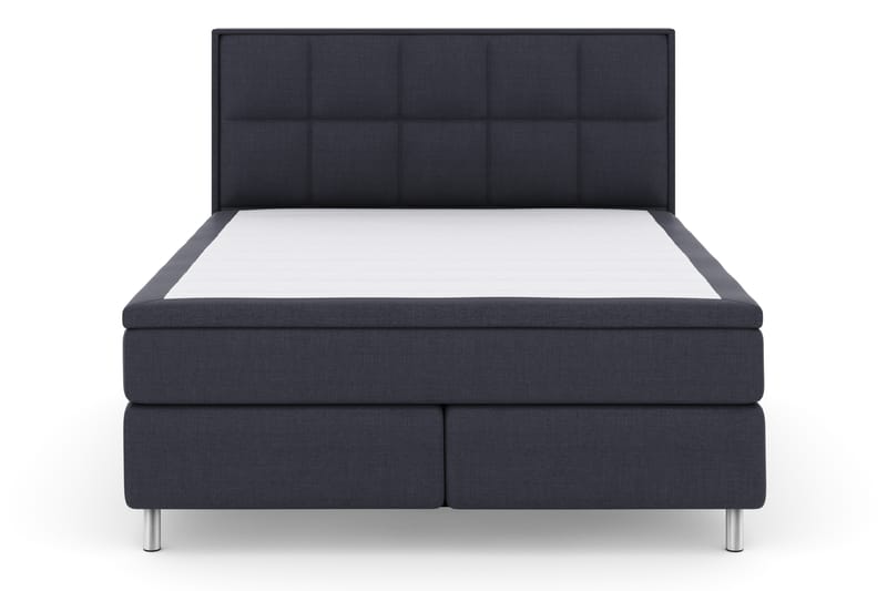 Komplett Sengepakke Choice No 4 180x200 Fast - Blå|Metallben - Møbler - Senger - Kontinentalsenger