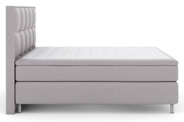 Komplett Sengepakke Choice No 4 180x200 Fast - Lysegrå|Metallben - Møbler - Senger - Kontinentalsenger