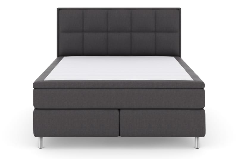 Komplett Sengepakke Choice No 4 180x200 Fast - Mørkegrå|Metallben - Møbler - Senger - Kontinentalsenger