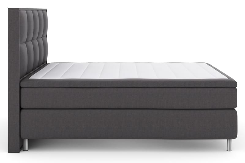 Komplett Sengepakke Choice No 4 180x200 Fast - Mørkegrå|Metallben - Møbler - Senger - Kontinentalsenger
