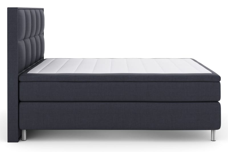 Komplett Sengepakke Choice No 4 180x200 Fast/Medium - Blå|Metallben - Møbler - Senger - Kontinentalsenger