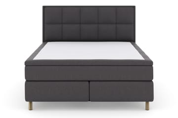 Komplett Sengepakke Choice No 4 180x200 Fast/Medium - Mørkegrå|Kobberben - Møbler - Senger - Kontinentalsenger