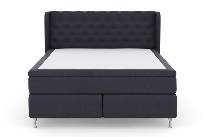 Komplett Sengepakke Choice No 4 180x200 Medium - Blå|Sølvben - Møbler - Senger - Kontinentalsenger
