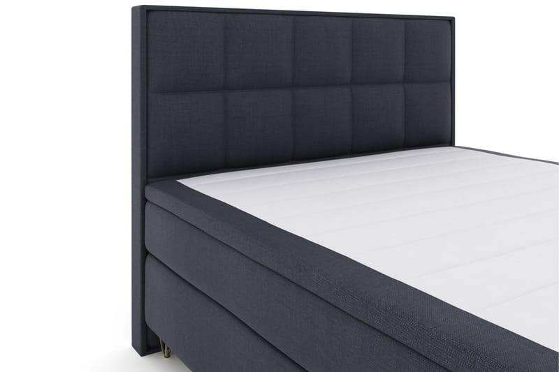 Komplett Sengepakke Choice No 4 180x200 Medium - Blå|V-formede Metallben - Møbler - Senger - Kontinentalsenger