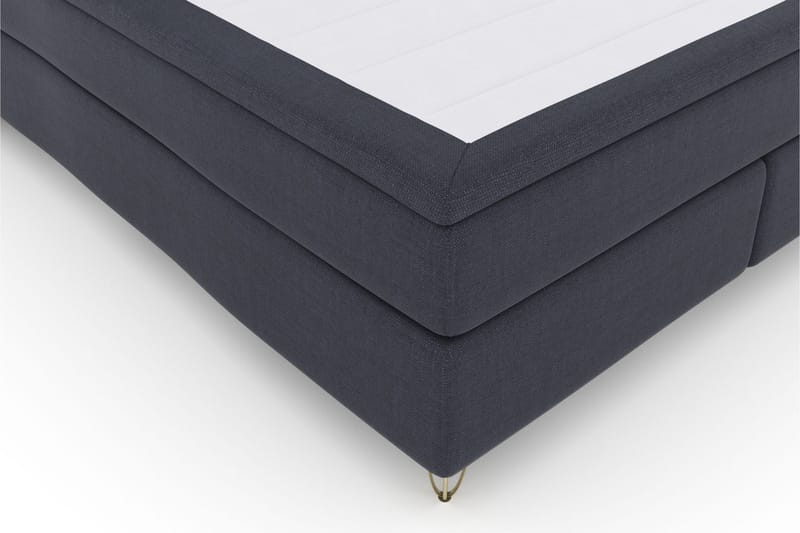Komplett Sengepakke Choice No 4 180x200 Medium - Blå|V-formede Metallben - Møbler - Senger - Kontinentalsenger