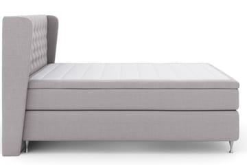 Komplett Sengepakke Choice No 4 180x200 Medium - Lysegrå|Sølvben - Møbler - Senger - Kontinentalsenger