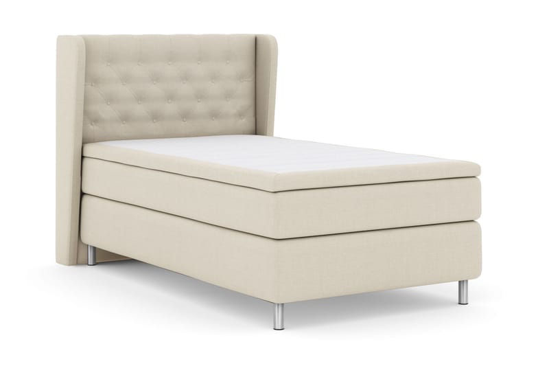 Komplett Sengepakke Choice No 5 120x200 Fast Lateks - Beige|Metallben - Kontinentalsenger - Komplett sengepakke