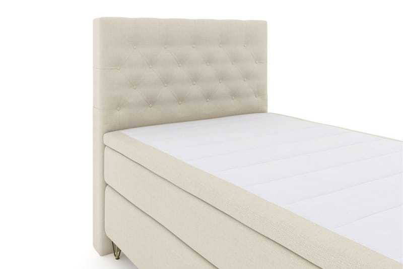 Komplett Sengepakke Choice No 5 120x200 Fast Lateks - Beige|V-formede Metallben - Møbler - Senger - Kontinentalsenger