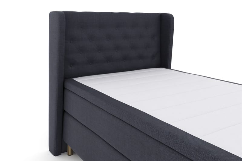 Komplett Sengepakke Choice No 5 120x200 Fast Lateks - Blå|Metallben - Kontinentalsenger - Komplett sengepakke