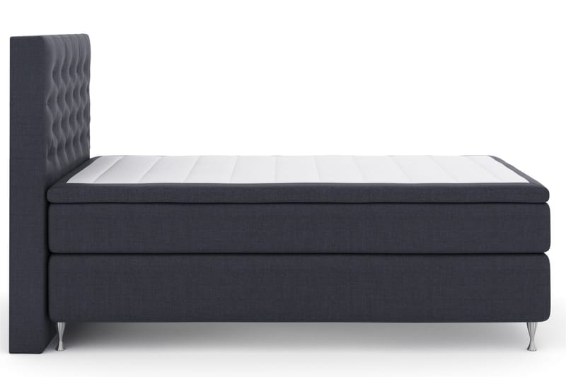 Komplett Sengepakke Choice No 5 120x200 Fast Watergel - Blå|Sølvben - Møbler - Senger - Kontinentalsenger