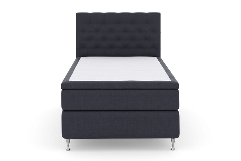 Komplett Sengepakke Choice No 5 120x200 Fast Watergel - Blå|Sølvben - Møbler - Senger - Kontinentalsenger