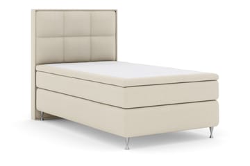 Komplett Sengepakke Choice No 5 120x200 Medium Lateks - Beige|Sølvben - Møbler - Senger - Kontinentalsenger
