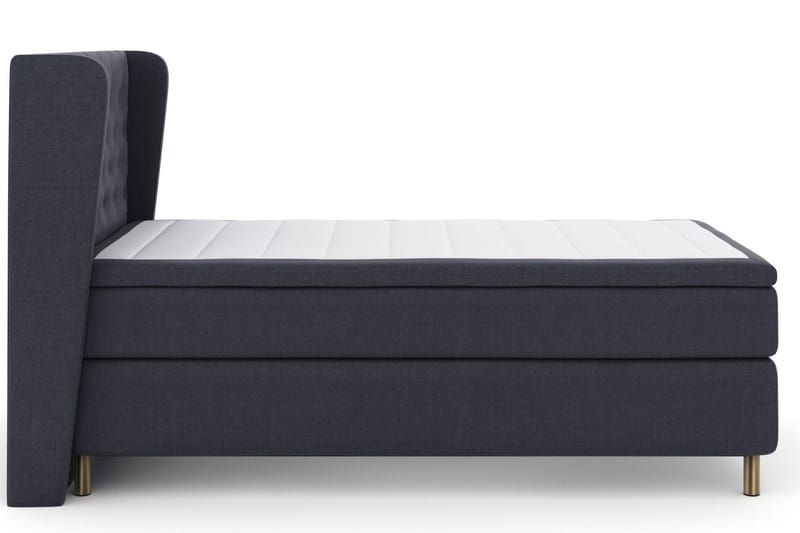 Komplett Sengepakke Choice No 5 120x200 Medium Lateks - Blå|Metallben - Møbler - Senger - Kontinentalsenger