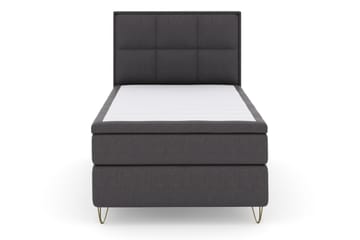 Komplett Sengepakke Choice No 5 120x200 Medium Lateks - Mørkegrå|V-formede Metallben - Møbler - Senger - Kontinentalsenger