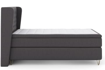 Komplett Sengepakke Choice No 5 120x200 Medium Lateks - Mørkegrå|V-formede Metallben - Møbler - Senger - Enkeltsenger