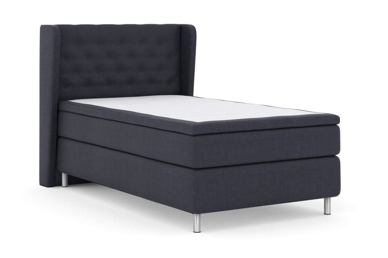Komplett Sengepakke Choice No 5 120x200 Medium Watergel - Blå|Metallben - Møbler - Senger - Kontinentalsenger