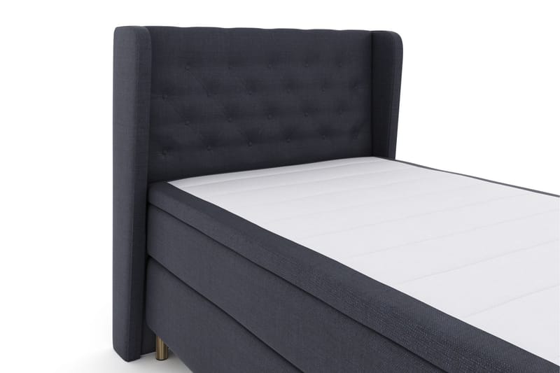 Komplett Sengepakke Choice No 5 120x200 Medium Watergel - Blå|Metallben - Møbler - Senger - Kontinentalsenger