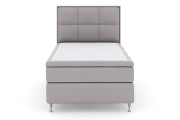 Komplett Sengepakke Choice No 5 120x200 Medium Watergel - Lysegrå|Sølvben - Møbler - Senger - Kontinentalsenger