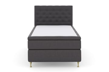Komplett Sengepakke Choice No 5 120x200 Medium Watergel - Mørkegrå|Gullben - Møbler - Senger - Kontinentalsenger